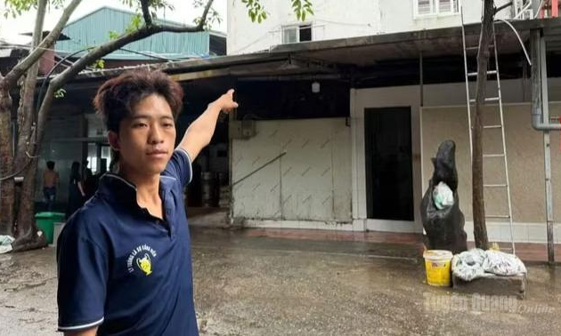 Ch&agrave;ng trai Tuy&ecirc;n Quang dũng cảm cứu người trong đ&aacute;m ch&aacute;y ở H&agrave; Nội
