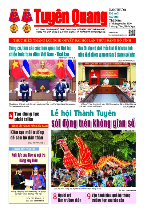 B&aacute;o Tuy&ecirc;n Quang số 292