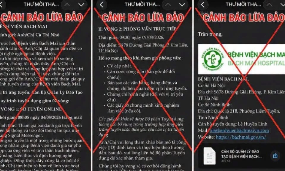 Bệnh viện Bạch Mai cảnh b&aacute;o nhiều thủ đoạn lừa đảo người bệnh