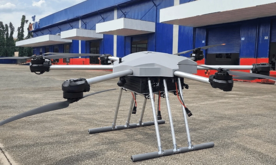 Thiết kế th&agrave;nh c&ocirc;ng UAV vận tải hạng nặng 230kg, chở được 100kg