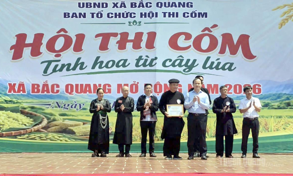 Bắc Quang tổ chức Hội thi cốm &ndash; tinh hoa từ c&acirc;y l&uacute;a mở rộng năm 2026
