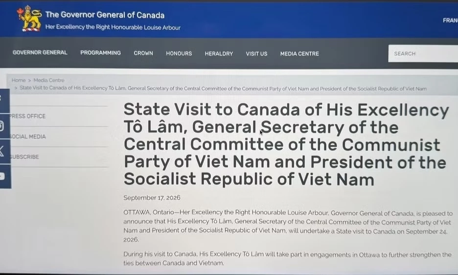 Canada khẳng định coi trọng quan hệ với Việt Nam