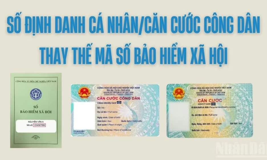 Khai b&aacute;o số định danh/căn cước c&ocirc;ng d&acirc;n tr&ecirc;n hồ sơ đề nghị hưởng chế độ bảo hiểm x&atilde; hội