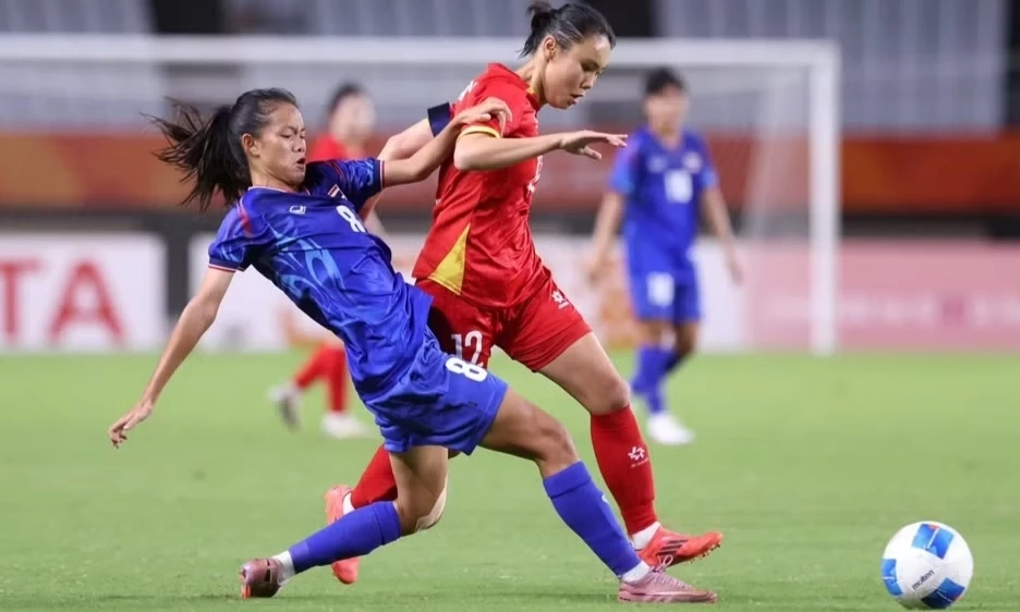 Đội tuyển nữ Việt Nam gi&agrave;nh quyền v&agrave;o tứ kết Asian Games 2026