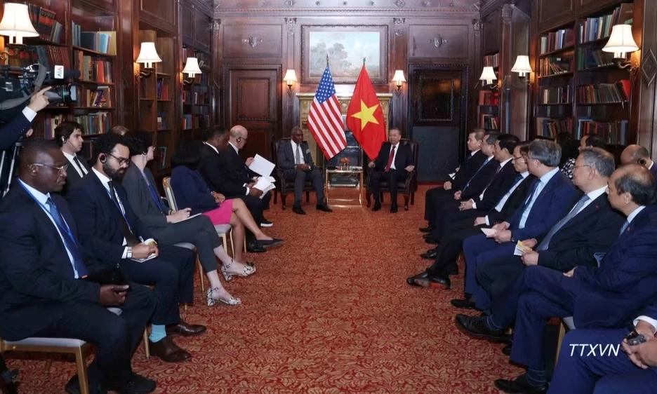 Tổng B&iacute; thư, Chủ tịch nước T&ocirc; L&acirc;m tiếp c&aacute;c Hạ nghị sĩ Hoa Kỳ