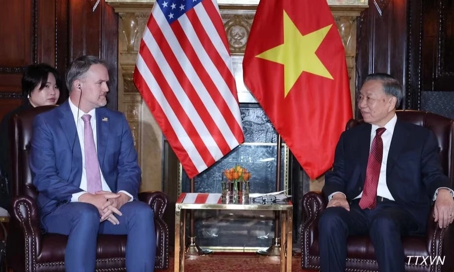 Tổng B&iacute; thư, Chủ tịch nước T&ocirc; L&acirc;m tiếp Trưởng Đại diện Thương mại Hoa Kỳ Jamieson Greer