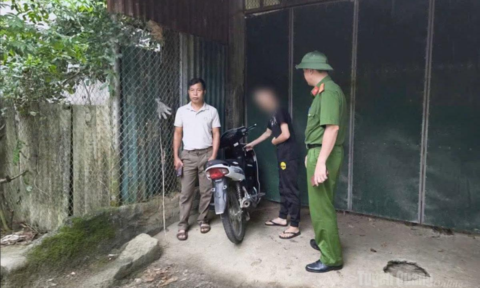 C&ocirc;ng an x&atilde; Thuận H&ograve;a l&agrave;m r&otilde; 7 vụ trộm cắp xe m&aacute;y