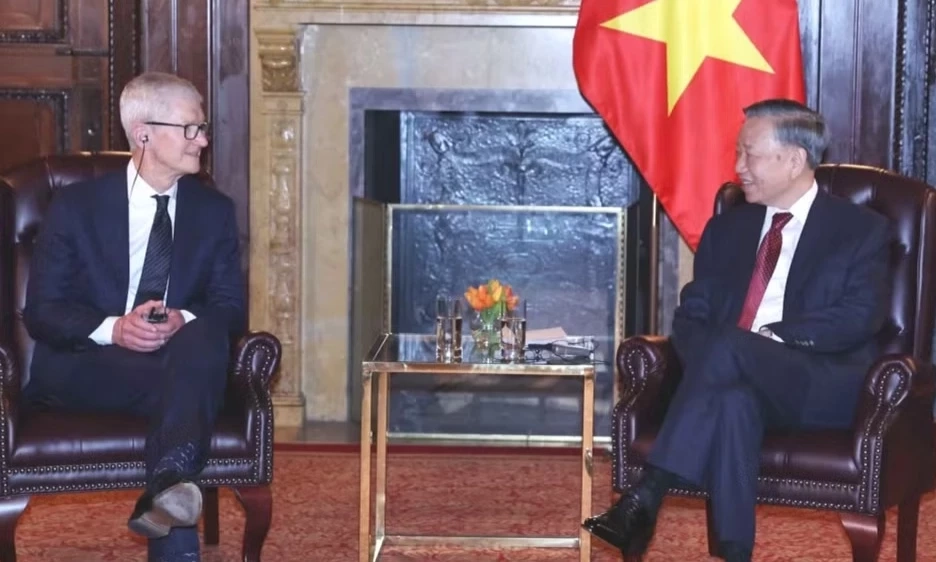 Tổng B&iacute; thư, Chủ tịch nước T&ocirc; L&acirc;m tiếp l&atilde;nh đạo một số Tập đo&agrave;n Hoa Kỳ