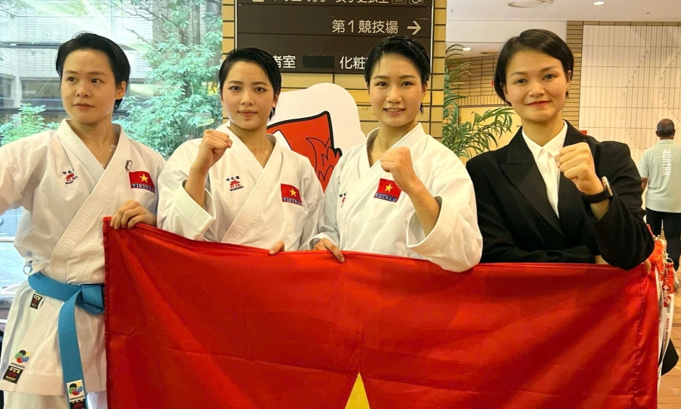 Ba nữ v&otilde; sĩ Karate 'mở h&agrave;ng' HCV Asiad cho thể thao Việt Nam l&agrave; ai?