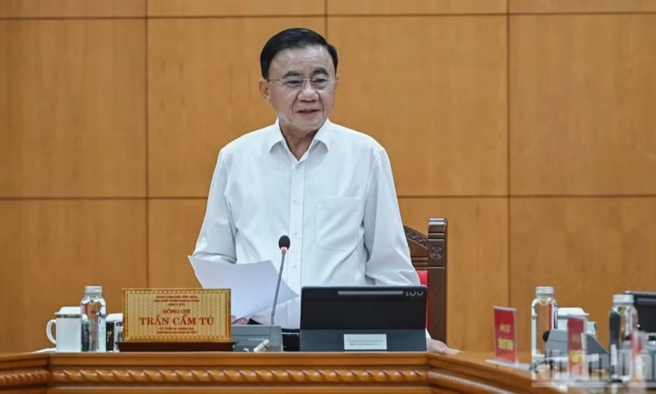 Bảo đảm tiến độ, chất lượng Đề cương, đ&aacute;p ứng y&ecirc;u cầu tổng kết 40 năm thực hiện Cương lĩnh