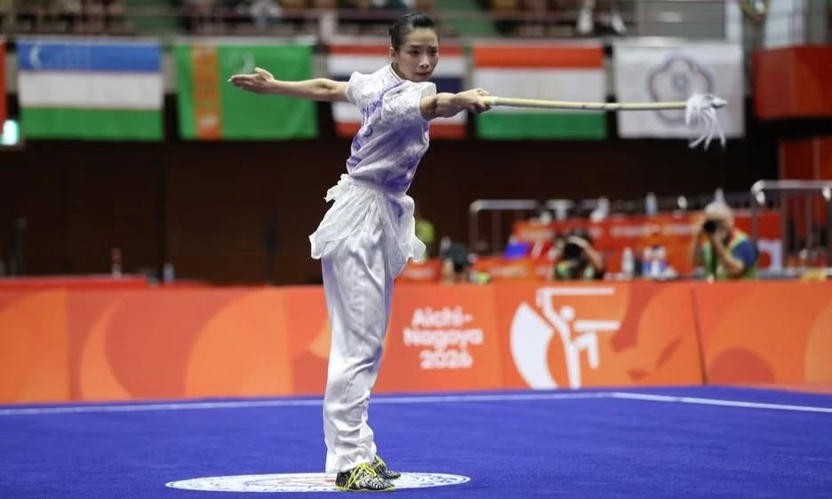 Dương Th&uacute;y Vi gi&agrave;nh Huy chương Đồng wushu tại Asian Games 2026