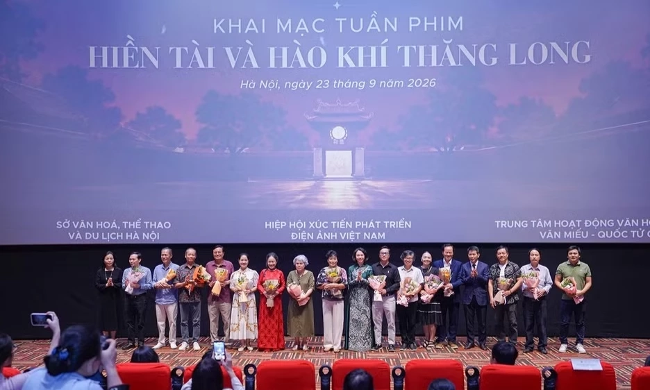 Khai mạc Tuần phim &ldquo;Hiền t&agrave;i v&agrave; h&agrave;o kh&iacute; Thăng Long&rdquo;
