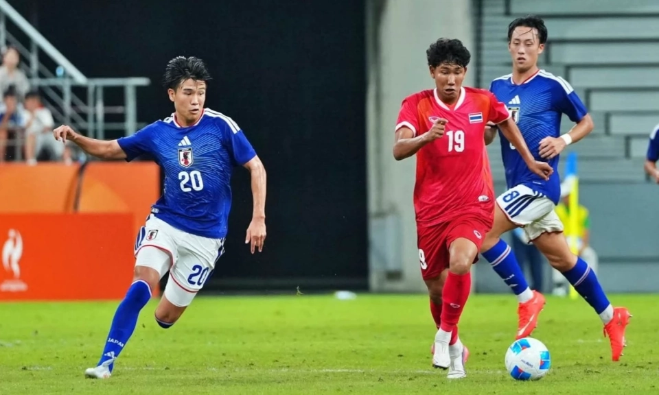 X&aacute;c định 4 cặp đấu v&ograve;ng tứ kết b&oacute;ng đ&aacute; nam Asiad 2026