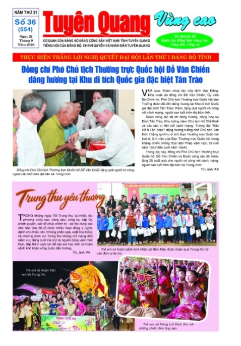 B&aacute;o Tuy&ecirc;n Quang v&ugrave;ng cao số 554