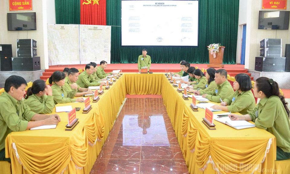 Chi&ecirc;m H&oacute;a tổ chức diễn tập ph&ograve;ng thủ d&acirc;n sự ứng ph&oacute; b&atilde;o lụt v&agrave; t&igrave;m kiếm cứu nạn năm 2026