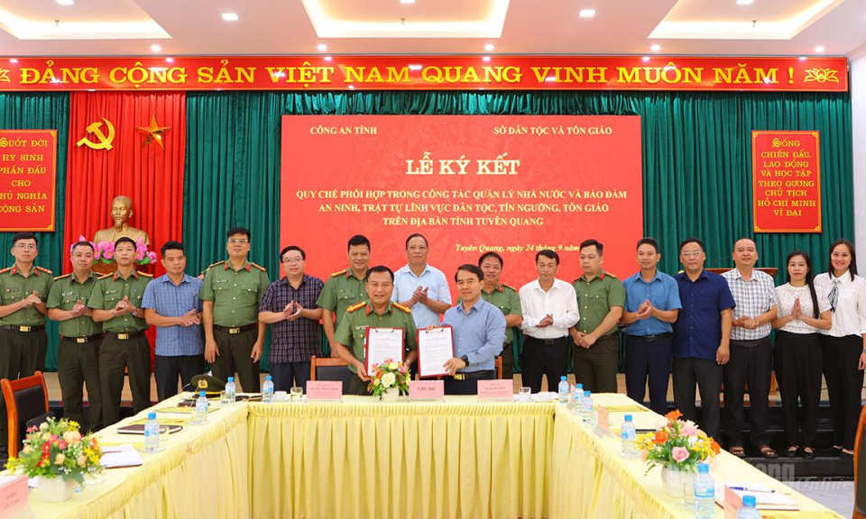 Tăng cường quản l&yacute; nh&agrave; nước v&agrave; bảo đảm an ninh, trật tự lĩnh vực d&acirc;n tộc, t&iacute;n ngưỡng, t&ocirc;n gi&aacute;o
