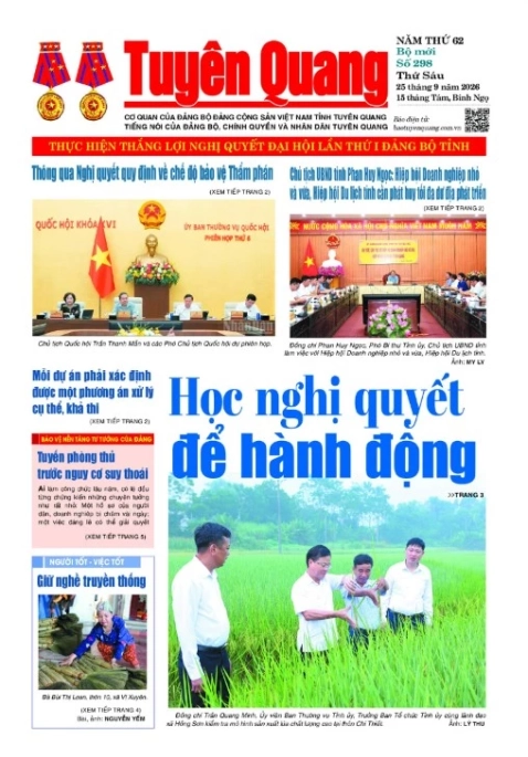 B&aacute;o Tuy&ecirc;n Quang số 298