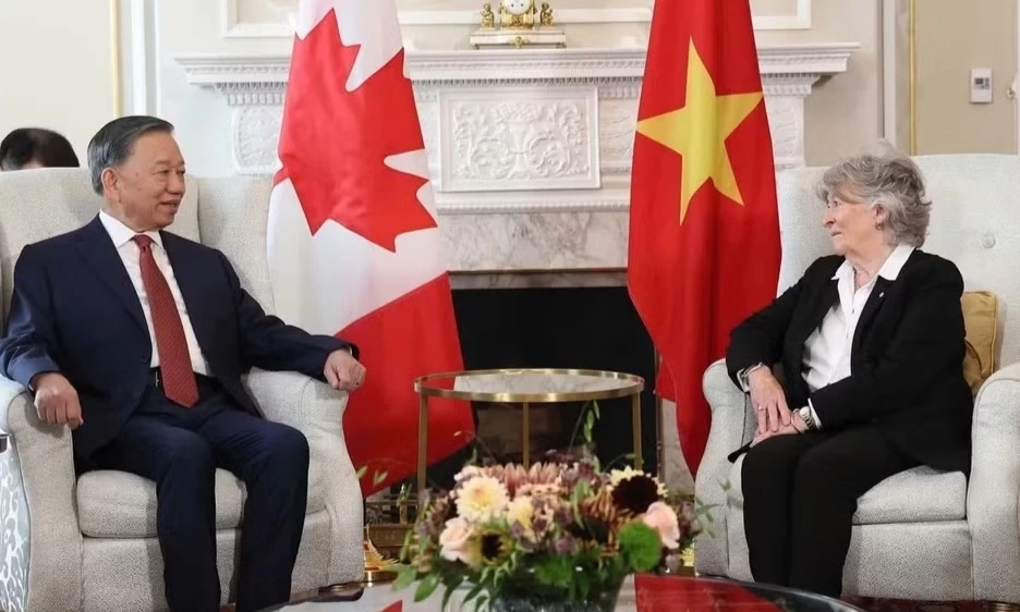 Tổng B&iacute; thư, Chủ tịch nước T&ocirc; L&acirc;m hội kiến To&agrave;n quyền Canada Louise Arbour