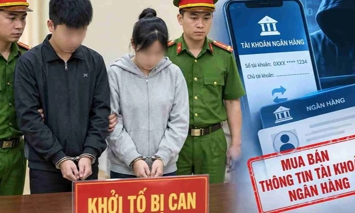 Khởi tố 2 người mua b&aacute;n tr&aacute;i ph&eacute;p th&ocirc;ng tin h&agrave;ng chục t&agrave;i khoản ng&acirc;n h&agrave;ng