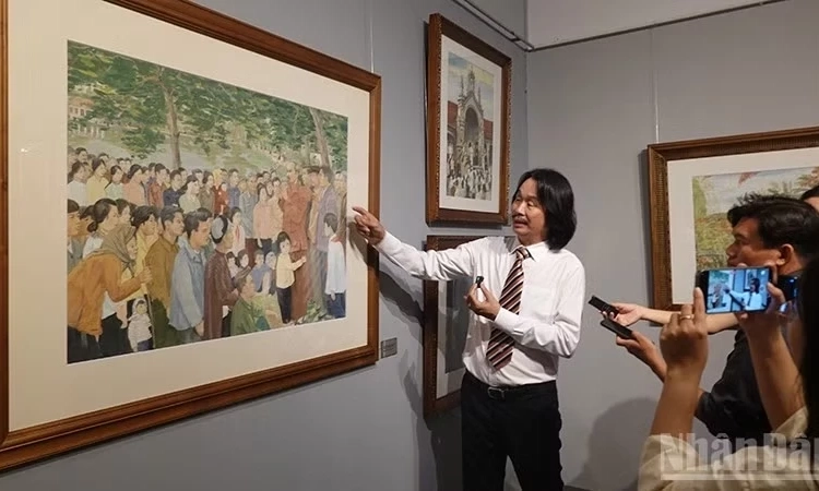 Giới thiệu "gia t&agrave;i" của họa sĩ Văn Gi&aacute;o tại Bảo t&agrave;ng Mỹ thuật Th&agrave;nh phố Hồ Ch&iacute; Minh