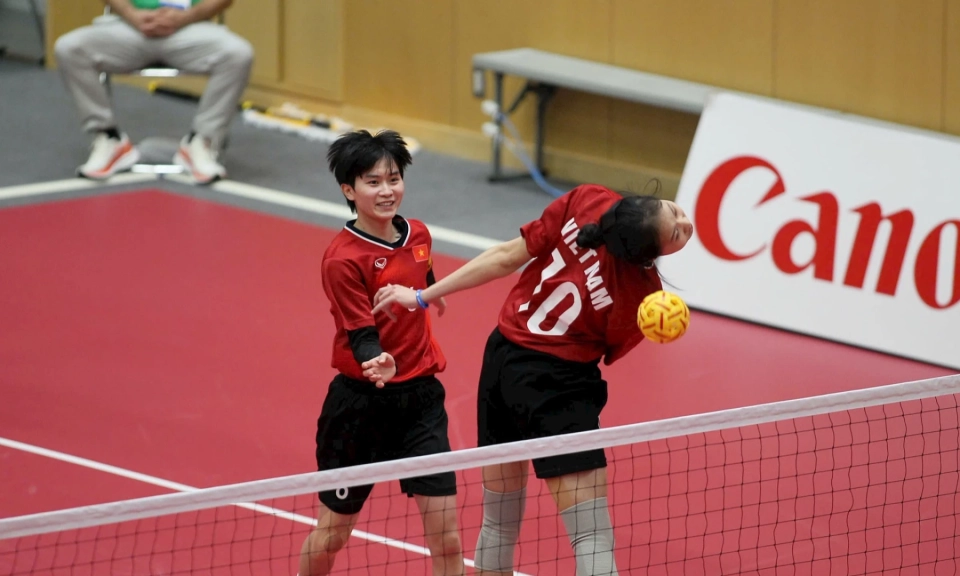 ASIAD 20: Cầu m&acirc;y Việt Nam trở lại mạnh mẽ, to&agrave;n thắng Myanmar