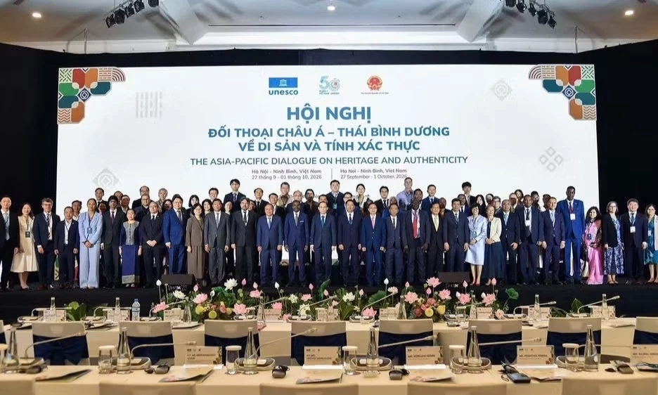 Lễ khai mạc Hội nghị Đối thoại ch&acirc;u &Aacute;-Th&aacute;i B&igrave;nh Dương về di sản v&agrave; t&iacute;nh x&aacute;c thực tại H&agrave; Nội