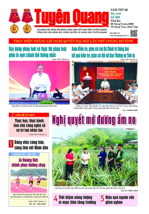 B&aacute;o Tuy&ecirc;n Quang số 300