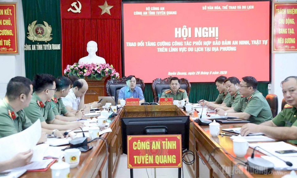 Phối hợp bảo đảm an ninh trong lĩnh vực du lịch