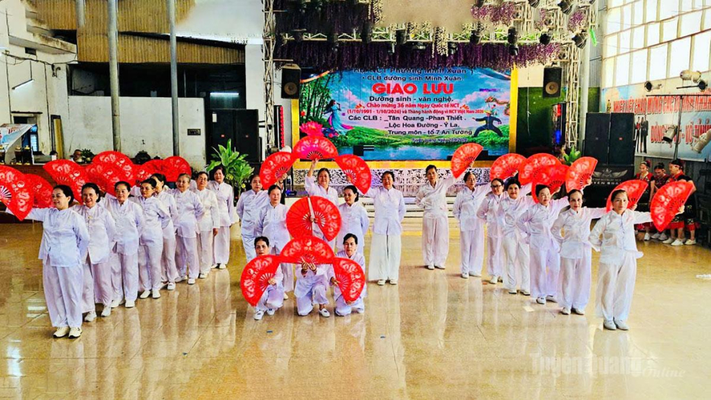 Các CLB dưỡng sinh, văn nghệ tạo sân chơi bổ ích, giúp NCT sống vui, sống khỏe, sống có ích.