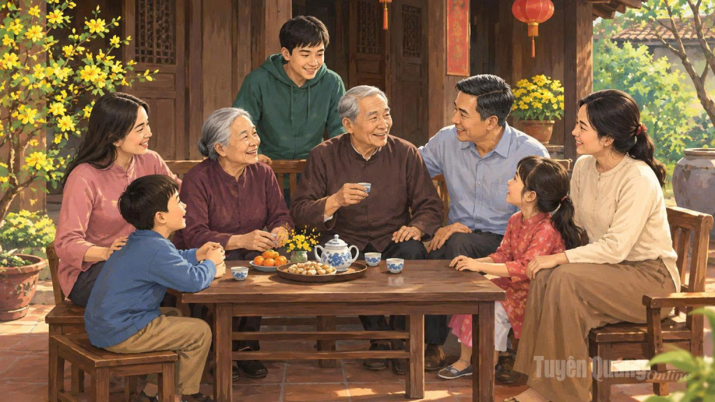  Người Việt Nam rất đề cao những gia đình nhiều thế hệ cùng chung sống.