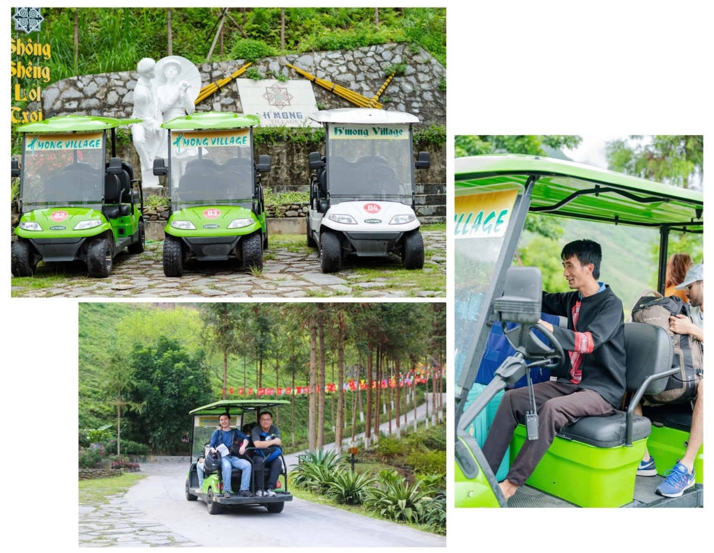 Nhiều điểm du lịch trong tỉnh đầu tư xe điện vận chuyển khách du lịch, vừa tiết kiệm nhiên liệu, vừa đảm bảo tiêu chí xanh – sạch – bền vững trong du lịch.