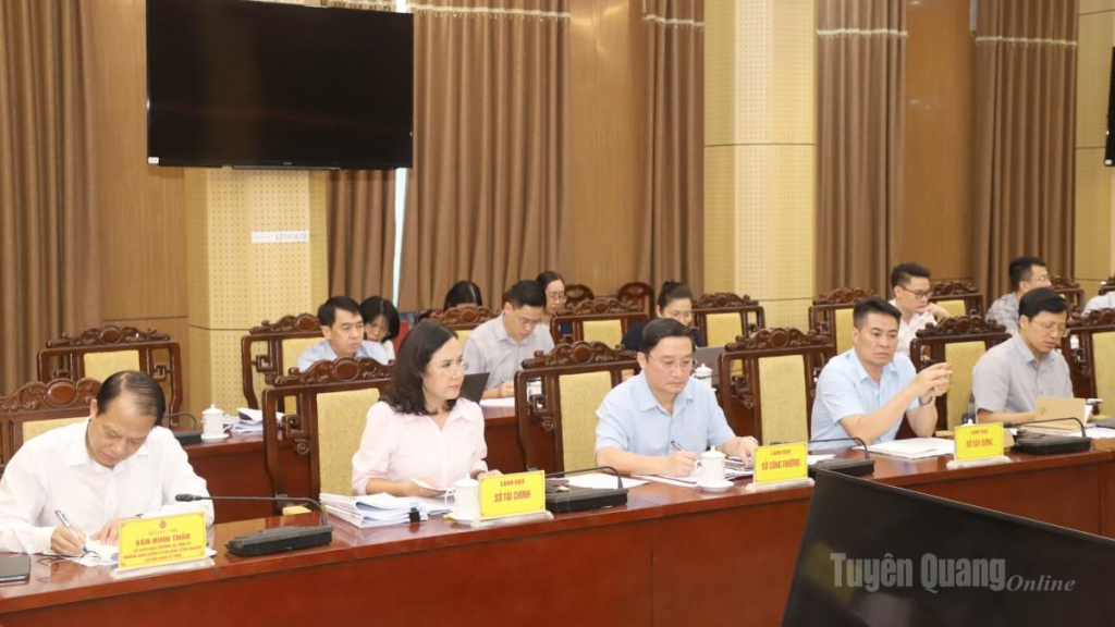 Các đại biểu tham dự họp.