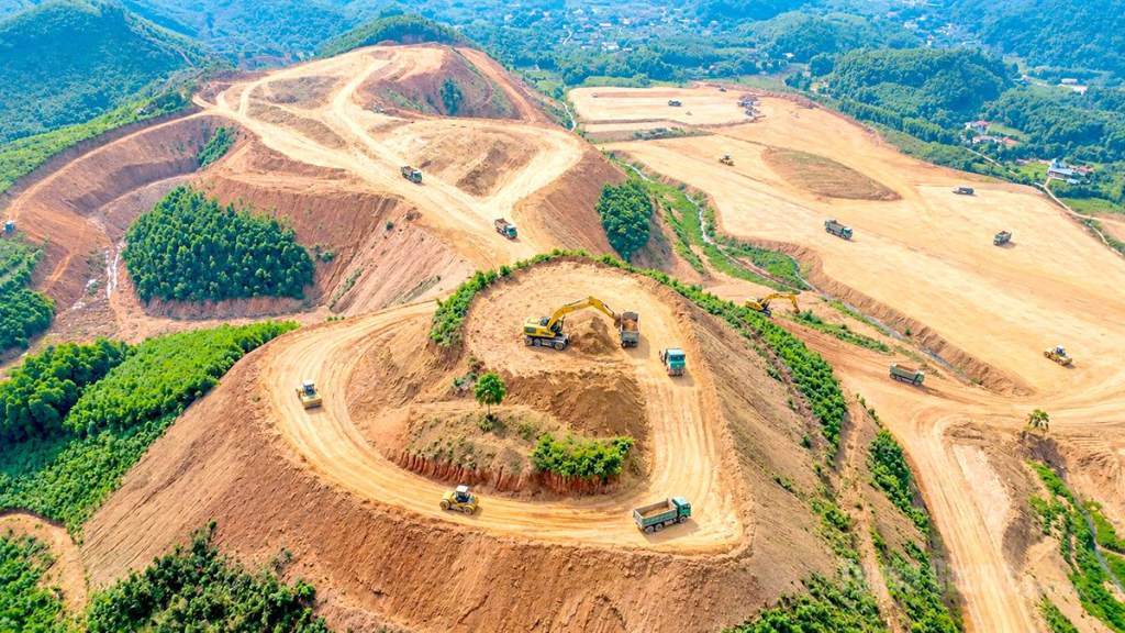 Cụm công nghiệp Phúc Ứng 2, Phúc Ứng 3 đang đẩy nhanh thi công.