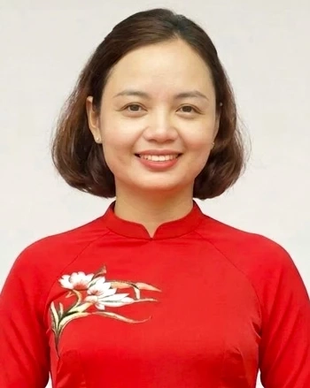 Đồng chí Thẩm Thị Cúc, Phó Chủ tịch UBND xã Minh Tân