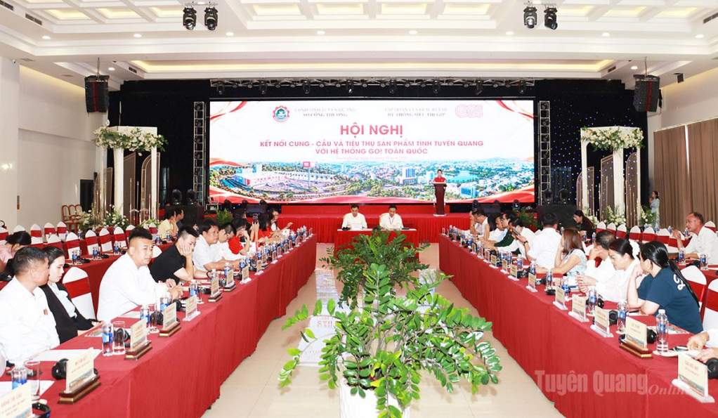 Hội nghị kết nối cung – cầu và tiêu thụ sản phẩm tỉnh Tuyên Quang với hệ thống GO! toàn quốc.