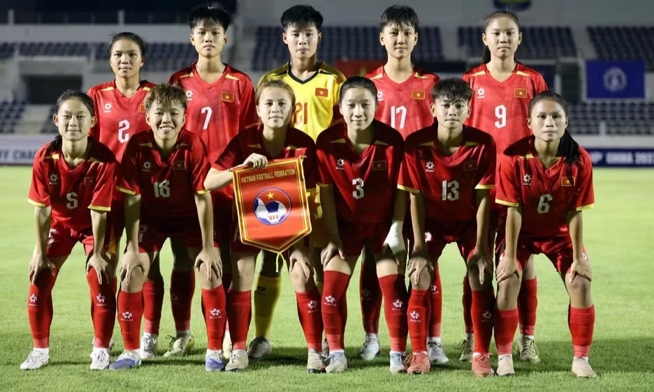 U17 nữ Việt Nam thắng đậm Palestine trong trận ra qu&acirc;n