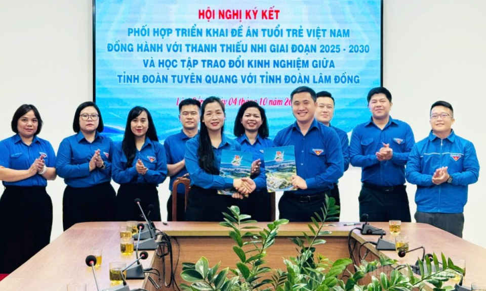 Tuổi trẻ Tuy&ecirc;n Quang - L&acirc;m Đồng tổ chức chuỗi hoạt động đồng h&agrave;nh với thanh thiếu nhi