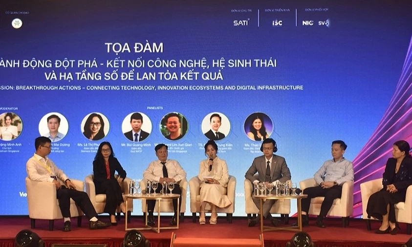 Kết nối c&ocirc;ng nghệ chiến lược, hệ sinh th&aacute;i đổi mới s&aacute;ng tạo v&agrave; hạ tầng số: Thương mại h&oacute;a sản phẩm, tạo gi&aacute; trị thực