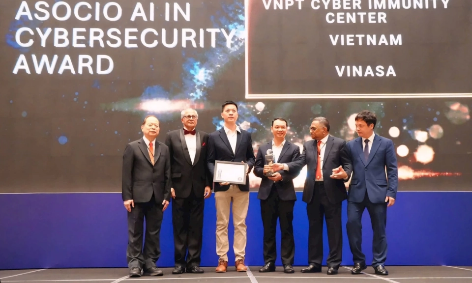 Giải ph&aacute;p an ninh mạng của VNPT được vinh danh tại lễ trao giải của ASOCIO 2026
