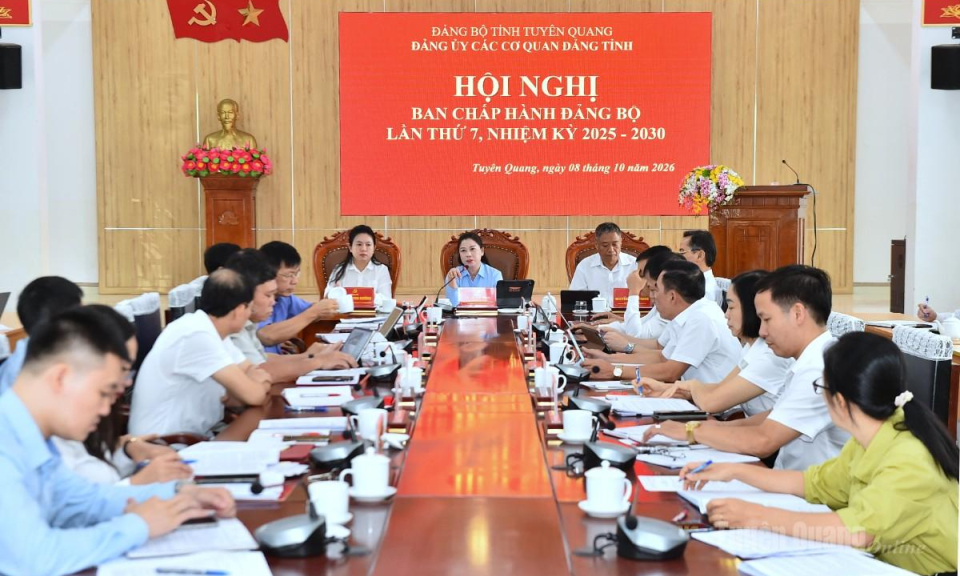 Đảng bộ c&aacute;c cơ quan Đảng tỉnh tập trung ho&agrave;n th&agrave;nh nhiệm vụ những th&aacute;ng cuối năm