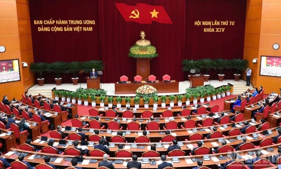 Ng&agrave;y l&agrave;m việc thứ tư v&agrave; bế mạc Hội nghị lần thứ tư Ban Chấp h&agrave;nh Trung ương Đảng kh&oacute;a XIV