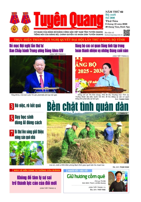 B&aacute;o Tuy&ecirc;n Quang số 308