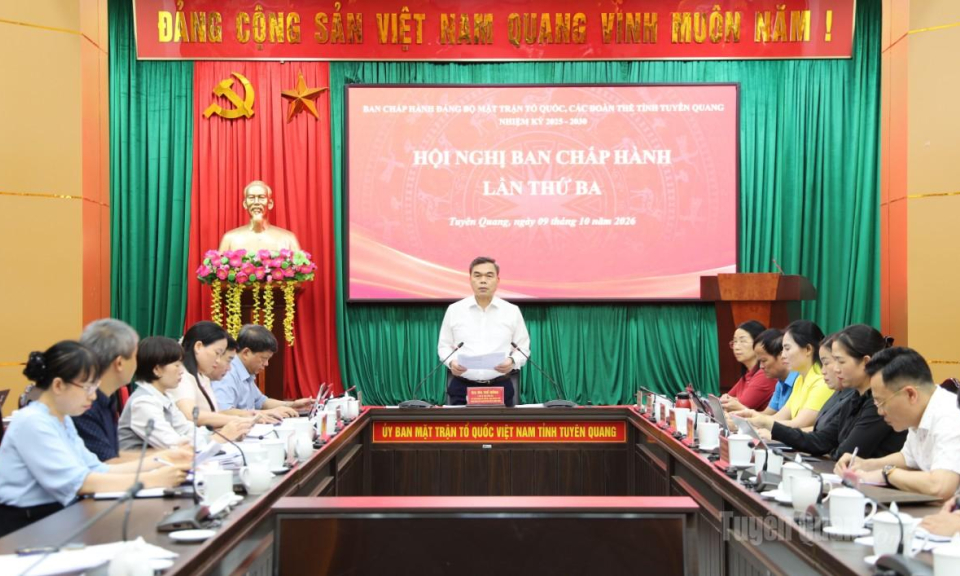 Ph&aacute;t huy vai tr&ograve; l&atilde;nh đạo, n&acirc;ng cao hiệu quả c&ocirc;ng t&aacute;c Mặt trận v&agrave; c&aacute;c đo&agrave;n thể tỉnh