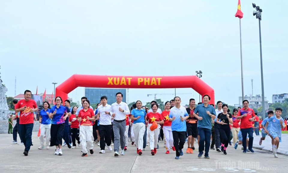 Tuy&ecirc;n Quang hưởng ứng Phong tr&agrave;o to&agrave;n d&acirc;n luyện tập thể thao