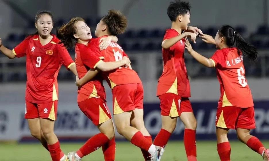 U17 nữ Việt Nam gi&agrave;nh v&eacute; dự Giải U17 nữ ch&acirc;u &Aacute; 2027