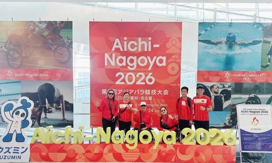 Đo&agrave;n Thể thao người khuyết tật Việt Nam khắc phục kh&oacute; khăn về di chuyển tại Asian Para Games 2026