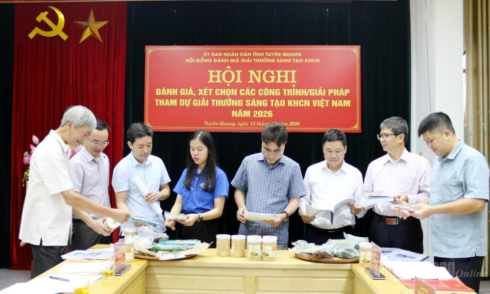 Đ&aacute;nh gi&aacute;, x&eacute;t chọn c&ocirc;ng tr&igrave;nh tham dự Giải thưởng S&aacute;ng tạo khoa học c&ocirc;ng nghệ Việt Nam năm 2026