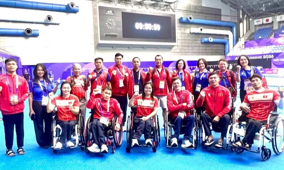 Đo&agrave;n Thể thao người khuyết tật Việt Nam bước v&agrave;o buổi tập đầu ti&ecirc;n tại Nhật Bản