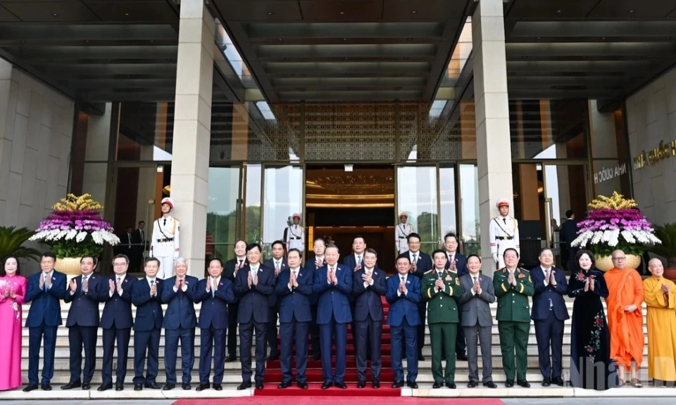 [Ảnh] Khai mạc trọng thể Kỳ họp thứ hai, Quốc hội kh&oacute;a XVI