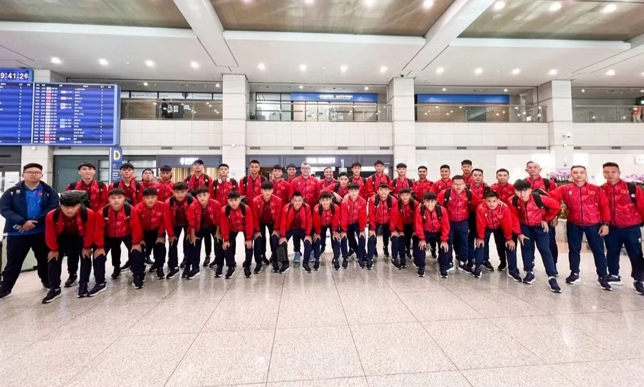 U17 Việt Nam tập huấn tại H&agrave;n Quốc chuẩn bị cho U17 World Cup